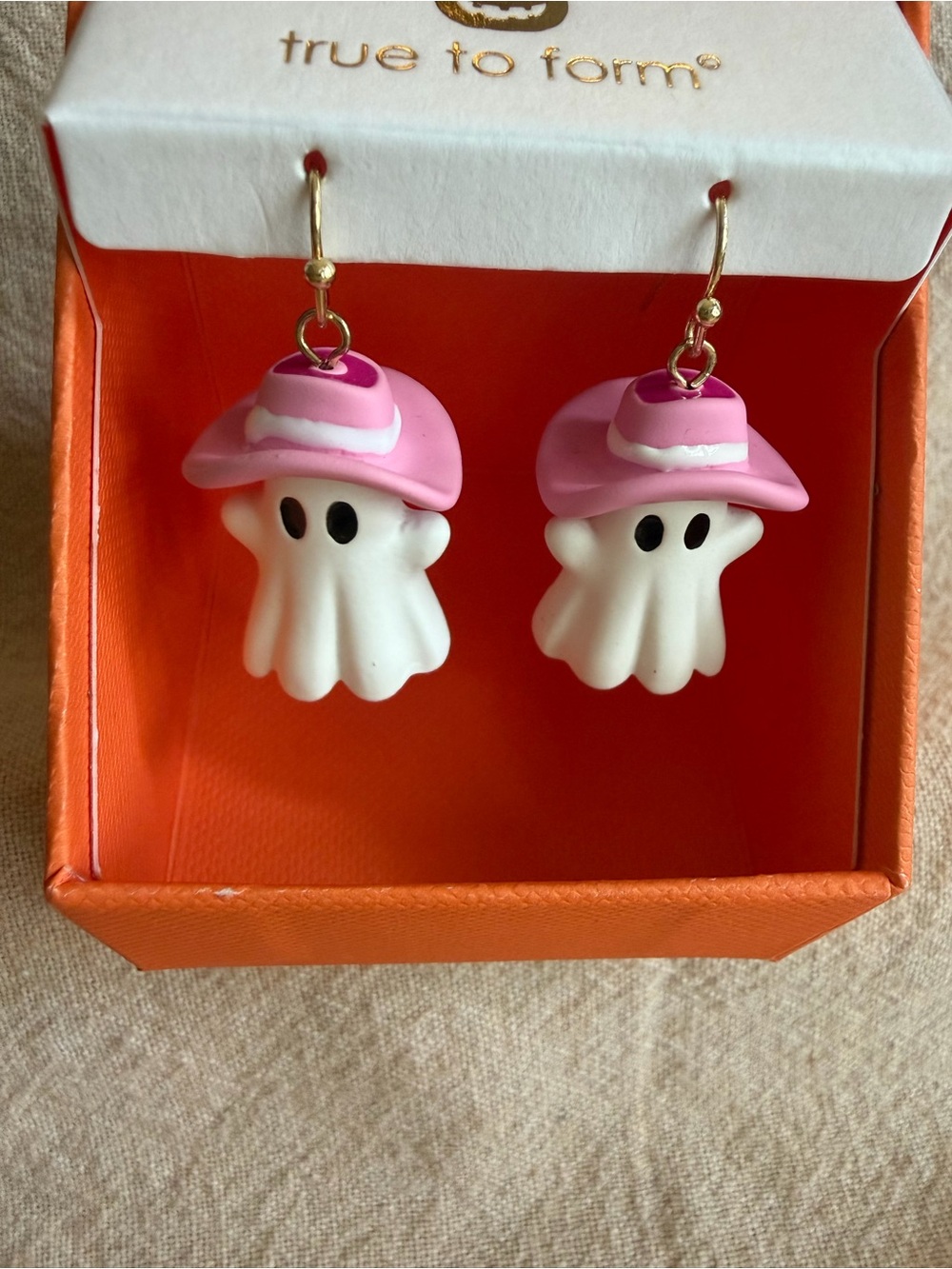 NWT~ Ghost with Pink Hat.